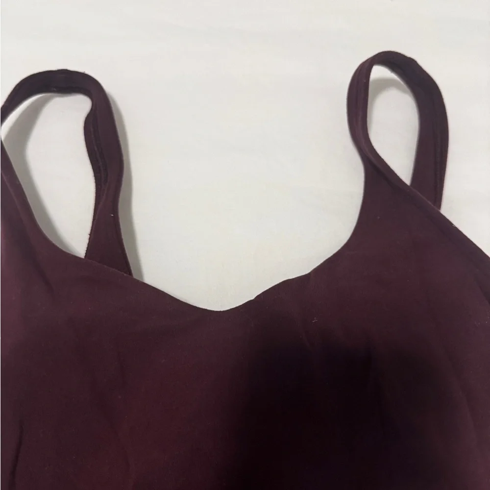 Lululemon Burgundy Maroon Align Tank Top - Picture 3 of 6